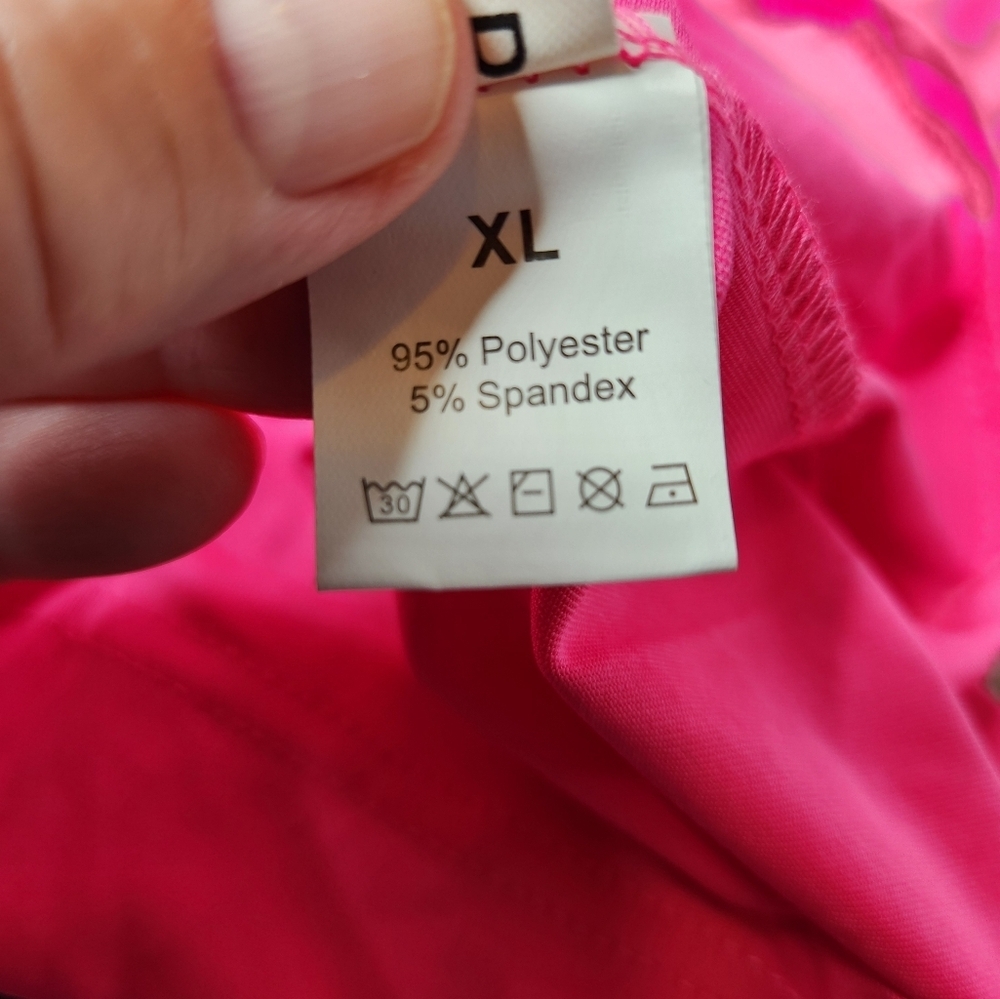 Lyaner Bright Pink Cowl Drop Top - Picture 3 of 8